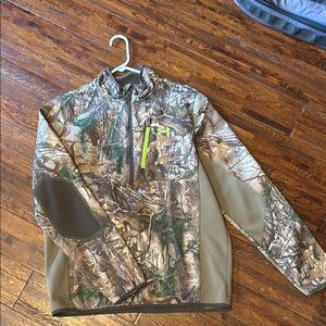 Under Armour Kids Camo Jacket - Brown and Green